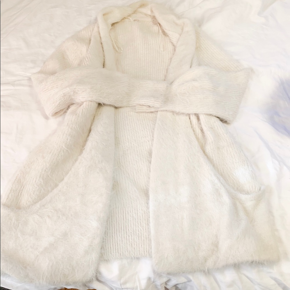 Anthropology Plush Cardigan with Pockets